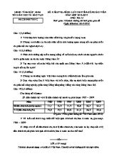 Đề kiểm tra năng lực chuyên môn giáo viên tỉnh Bắc Ninh năm học 2012-2013 môn Địa lí